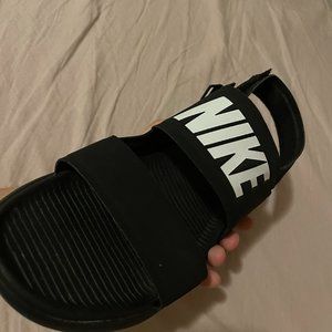 Black Nike Womens Tanjun Sandal
